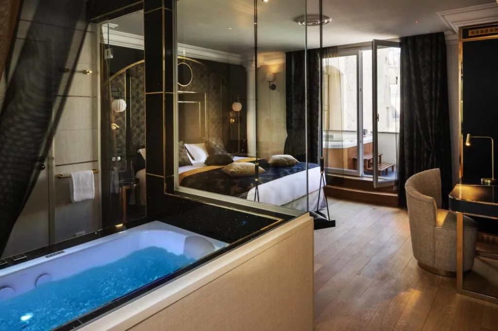Chambres avec jacuzzi privatif ร Paris