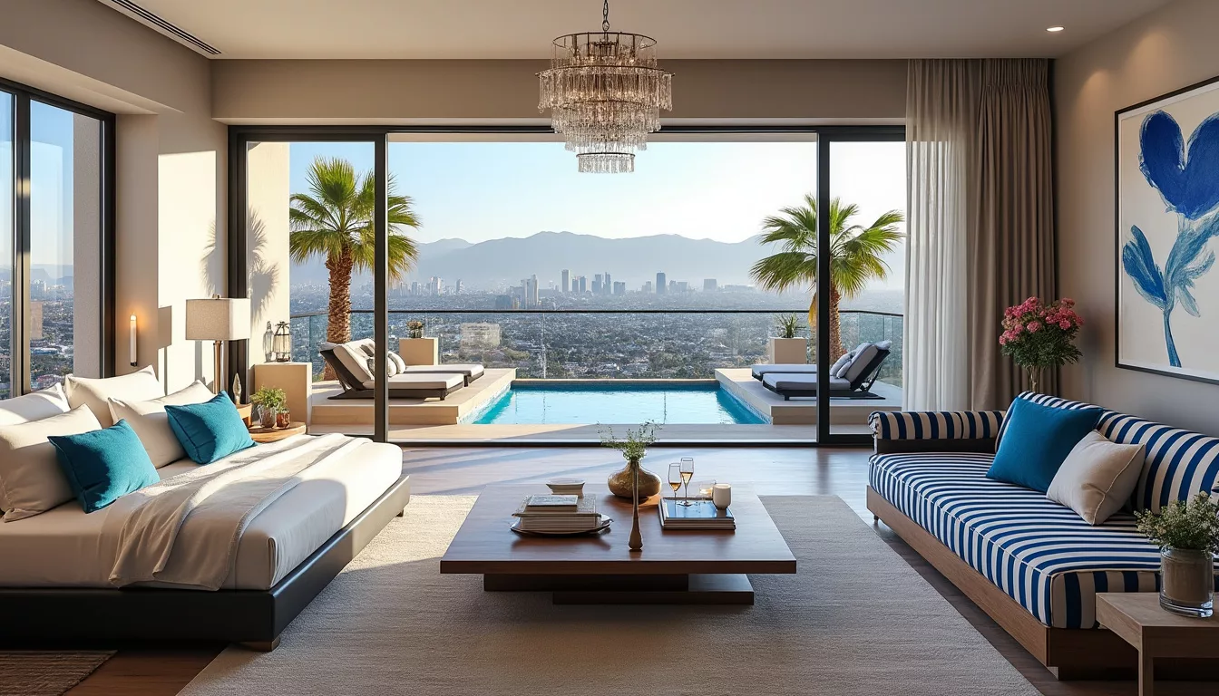 découvrez la suite de luxe mykonos 267 à los angeles, un havre de paix où élégance et confort se rencontrent pour vous offrir un séjour de rêve inoubliable. profitez de vues époustouflantes, d'installations modernes et d'un service exceptionnel au cœur de la ville des anges.