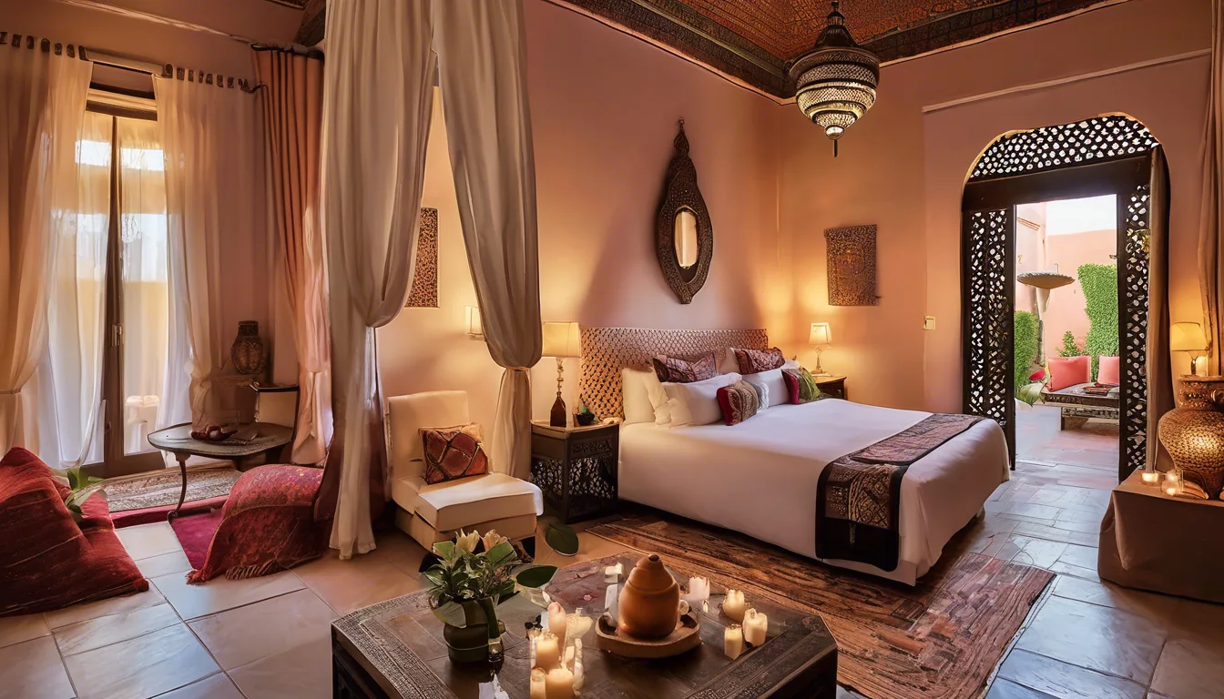 découvrez l'amour infini dans la suite 54 à marrakech, un refuge romantique où élégance et intimité se rencontrent. profitez d'une expérience inoubliable dans un cadre enchanteur, parfait pour célébrer votre passion.