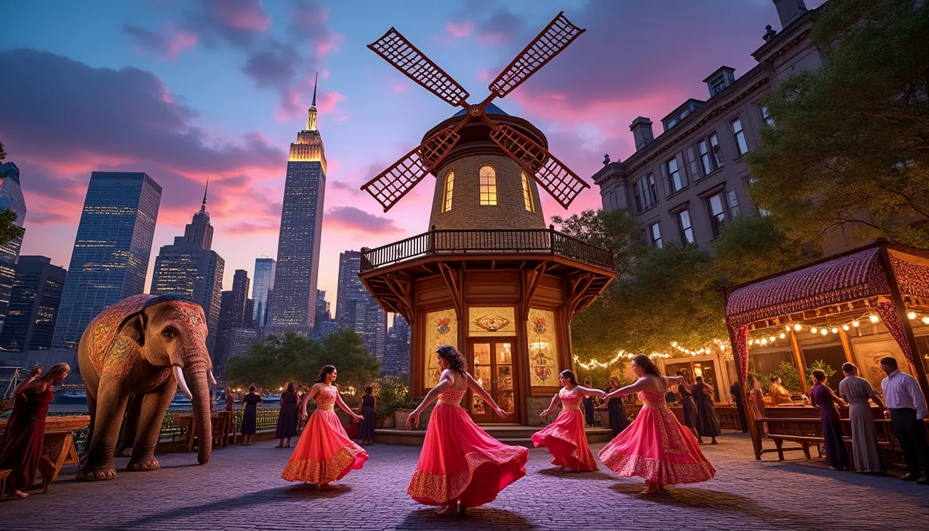 plongez dans l'univers fascinant du moulin de la jarousse à new york, où une expérience bollywood unique vous attend. découvrez des spectacles éblouissants, des danses exotiques et une ambiance festive qui vous transportera au cœur de l'inde. ne manquez pas cette aventure incroyable !