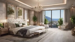 plongez dans l'enchantement de heaven suite 140 à nice. ce véritable havre de paix vous promet un séjour inoubliable, alliant confort, sérénité et vue imprenable. découvrez un espace où luxe et tranquillité se rencontrent.