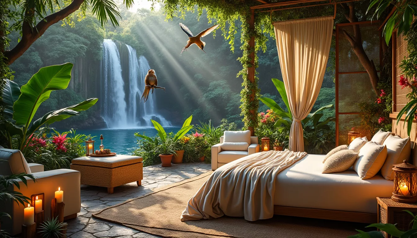 plongez dans une expérience inoubliable avec loveroom jungle love 293 à bali. découvrez comment cet oasis de paix et de romantisme redéfinit le bonheur, enveloppé par la beauté naturelle de l'île. une escapade qui éveillera tous vos sens et embellira vos souvenirs.