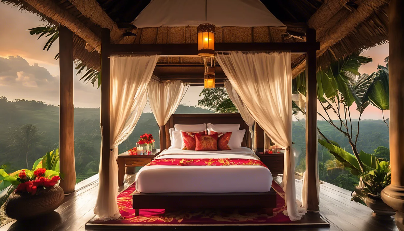 découvrez le refuge serein de romance suite & spa 91 à bali, un havre de paix parfait pour une évasion romantique inoubliable. plongez dans un cadre idyllique, profitez de soins relaxants et créez des souvenirs mémorables avec votre partenaire.