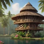 Un havre de paix à Bali : découvrez le Moulin de la Jarousse, cabane Bollywood 114