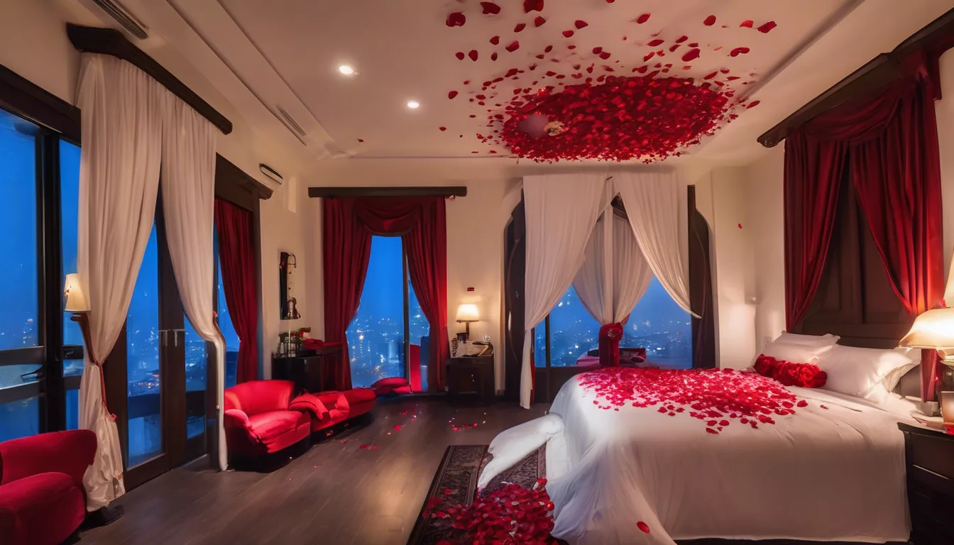 évadez-vous dans une oasis de romance avec l'escapade au clair de lune dans le loveroom 104 à singapour. offrez-vous une nuit inoubliable sous les étoiles, où chaque détail est conçu pour éveiller la passion et la magie de l'amour.