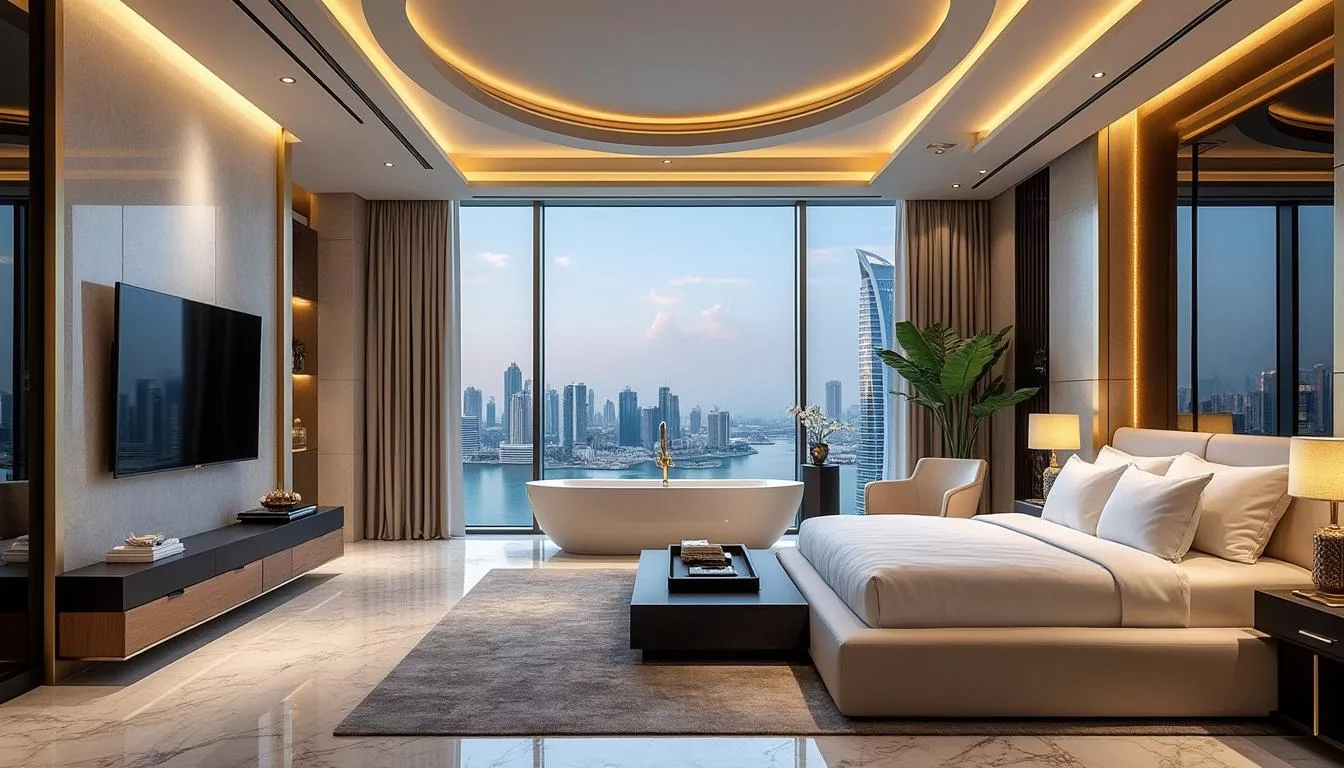 plongez dans l'envoûtement de la suite infinity love 383 à dubaï. un espace romantique alliant luxe et confort, parfait pour une escapade inoubliable. découvrez les raisons qui vous feront succomber à son charme irrésistible dès votre arrivée !
