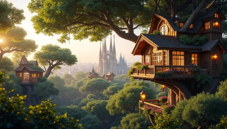 plongez dans la magie des cabanes perchées à barcelone et vivez une expérience unique ! profitez de vues imprenables, d'une immersion dans la nature et d'un séjour inoubliable au cœur de cette ville envoûtante.