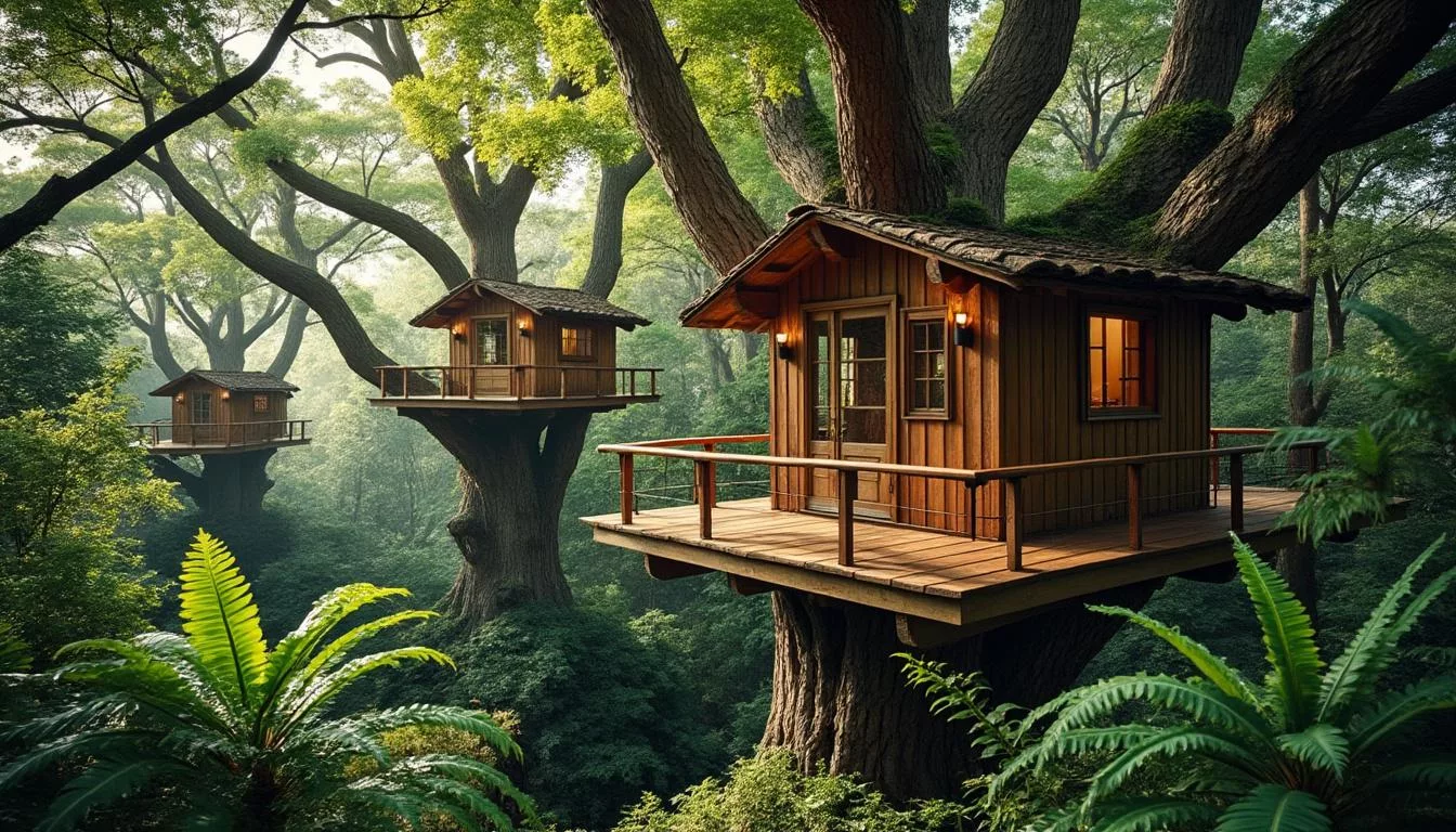 voyagez dans un monde enchanté en découvrant les cabanes perchées à barcelone. profitez d'un séjour inoubliable au cœur de la nature, alliant confort et aventure, pour des souvenirs mémorables.