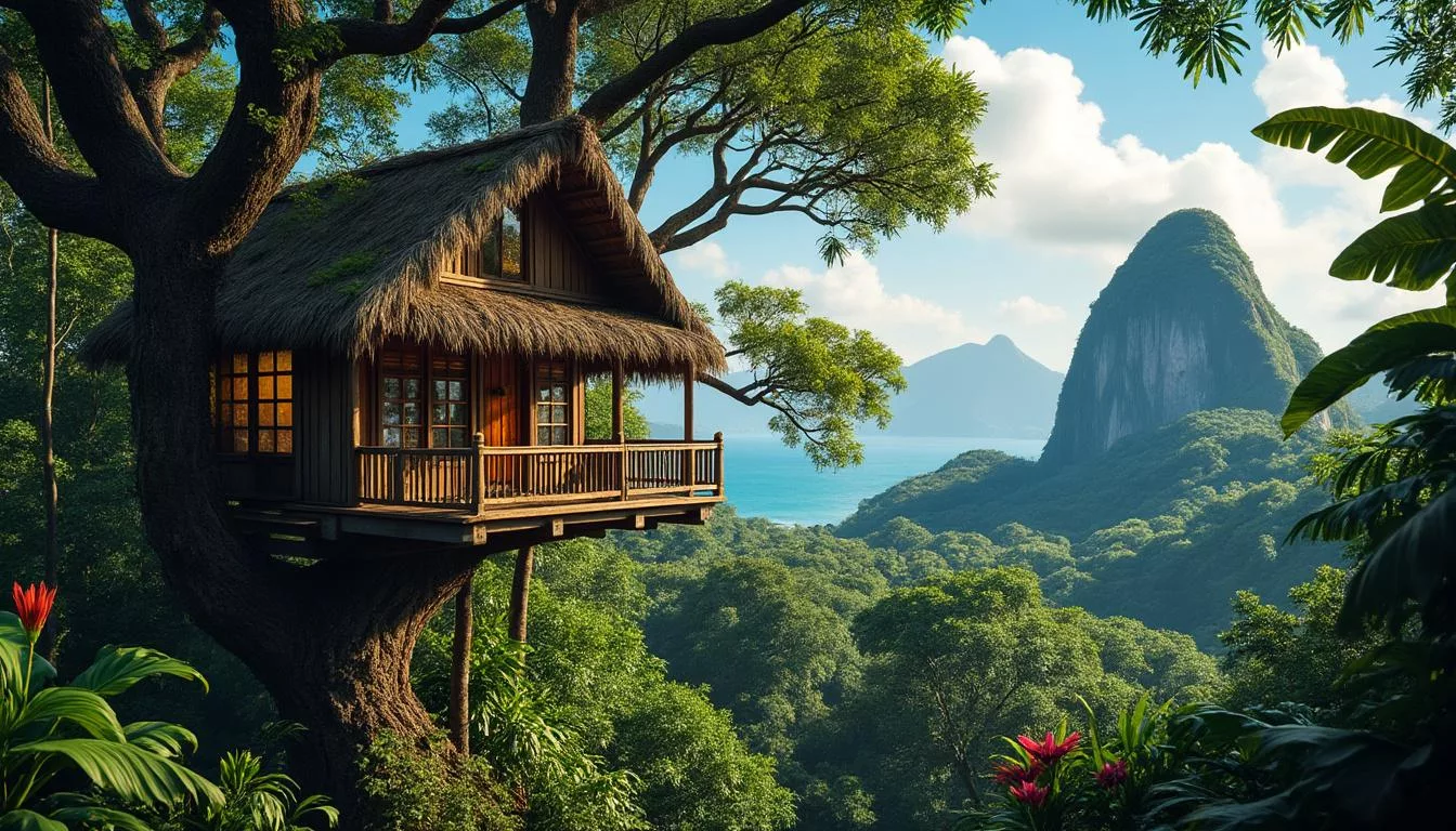 découvrez le monde mystérieux des cabanes perchées à rio de janeiro : une expérience unique, entre nature et aventure, dévoilant des secrets insoupçonnés au cœur de la ville.