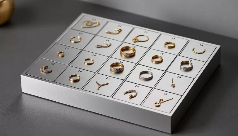 découvrez notre idée de cadeau parfaite : un calendrier de l'avent rempli de bijoux en acier inoxydable, élégant et durable, pour surprendre chaque jour jusqu'à noël.