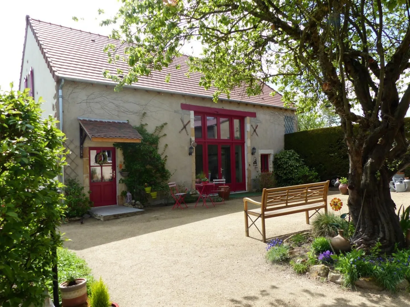 La Grange du Bourg, love room à Deneuille-les-Mines